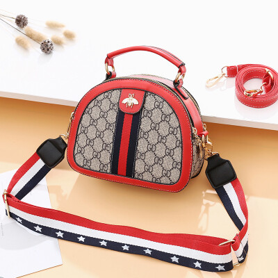 

Bag female bag new 2019 net red with the same paragraph fashion shoulder bag female small bag backpack female Messenger bag small round bag female