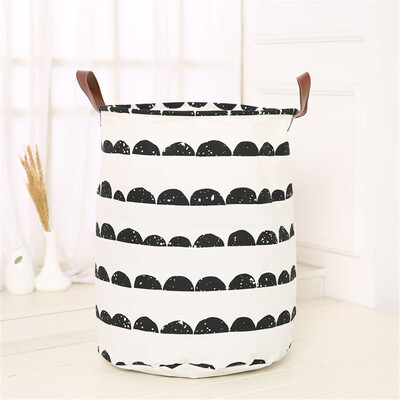 

〖Follure〗Waterproof Canvas Sheets Laundry Clothes Toy Basket Folding Storage Box