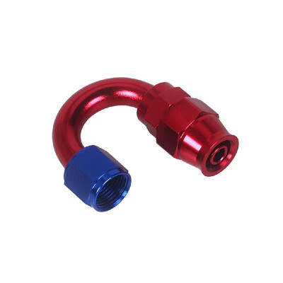 

AN8 180 Degree Straight Stealth Red Teflon Hose Fitting