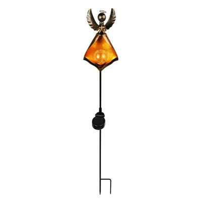 

Solar LED Flame Light Wrought Iron Torch Lights Waterproof Garden Lawn Lamp