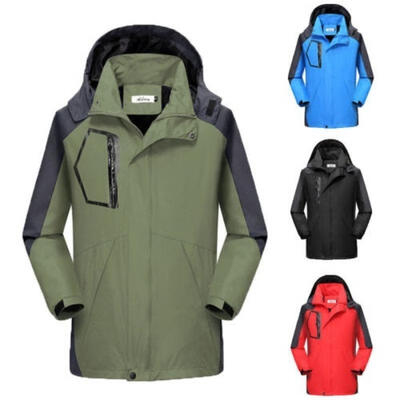 

Plus Size Men Women Winter Warm Ski Sport Coat Snow Jacket Hood Zipper Slim Coat