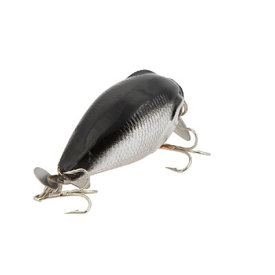 

14g 5cm Lifelike Small Hard Fishing Lure Chubby Crank Bait Tackle with Treble Hooks Diving 1m