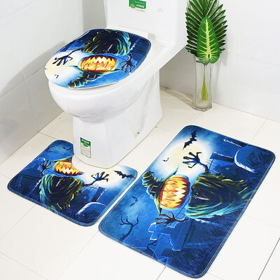 

〖Follure〗3pcs Halloween Suction Grip Bath Mat Bathroom Kitchen Carpet Doormats Decor