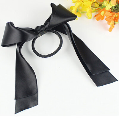 

Multi-layer Bow Hair Ring Simple Korean Version Of The Sweet Ribbon Solid Color Bow Fabric Hair Rope Headdress