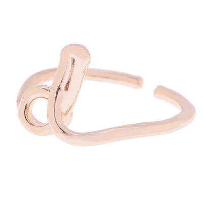

Rose Gold A-Z 26 Letters Initial Name Rings Women Men Weeding Bride Jewelry