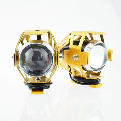 

2Pcs Motorcycle headlamp U5 LED auxiliary Lamp Headlight Offroad DRL 125w 12v Spotlight Driving Light Motorbike Fog Lights
