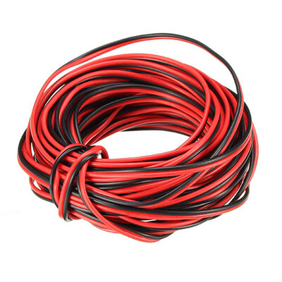 

10M Tinned Copper 2Pin 22AWG Accessories LED Strip Power Home DIY Electric Cable