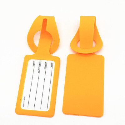 

Siaonvr Silicone Luggage Tag Trolley Case Anti-Lost Identification Card Information