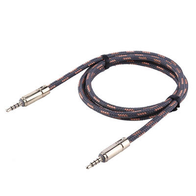 

35mm Male to Male Braided Audio Cable AUX Cord for MP3 Car Stereo Speaker