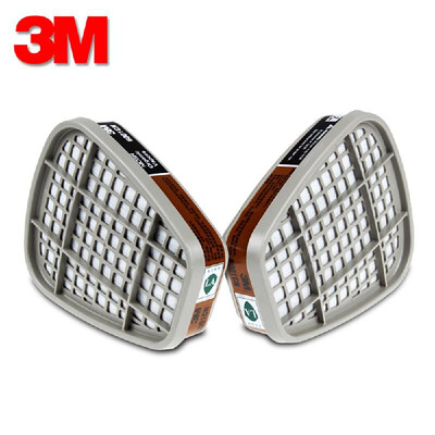 

2Pcs 3M 6006 Multi Acid Gas & Organic Vapor Cartridge for Full Facepieces Respirators Accessories Personal Protective Equippment