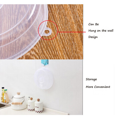 

Siaonvr 1Pc Food Cover Microwave Oil Cap Heated Sealed Cover Kitchen Tool