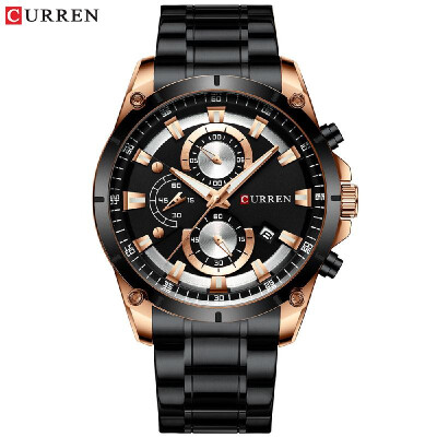 

Curren Men Watch Business Multifuntional Waterproof Watches Quartz Watch