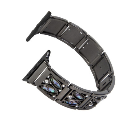 

〖Follure〗With Connection Adapter Luxury Alloy Crystal Strap Band For Apple Watch 4 44mm