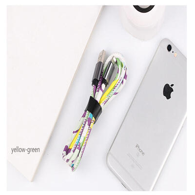 

Data Cable For Apple Android Mobile Phone Universal Camouflage Leather Data Cable-1m Android