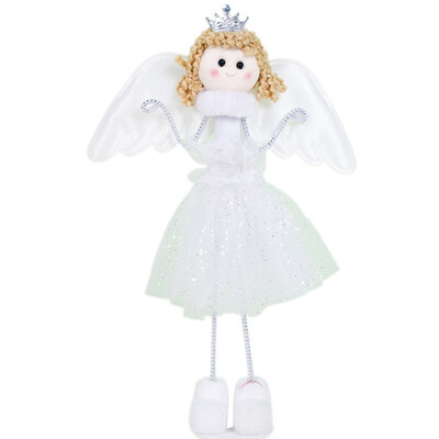 

Christmas Angel Girl Doll Ornament Xmas Tree Desktop Showcase Party Home Decor
