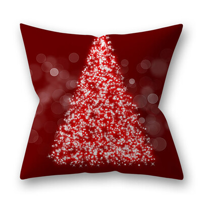 

Christmas Peach Skin Cushion Cover Throw Pillow Case Xmas Home Decor Gift