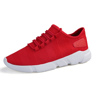 

Flying woven mesh male soft bottom ultra light breathable running shoes shock absorption wear-resistant anti-slip