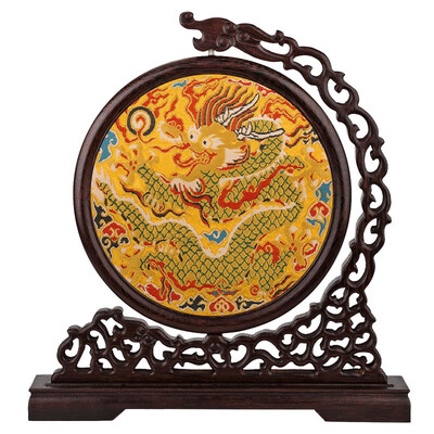 

Chicken wing wooden screen decoration Chinese style gift Chinese specialty crafts