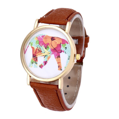 

Painted Elephant Cute Pattern Montre Femme Acier Inoxydable Minimalism Reloj De Mujer High Quality Clock Horloge Dames