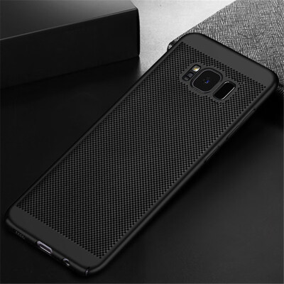 

Goowiiz Phone Case For Samsung Galaxy S9S9 PlusNote 9A6A6 Plus Full Protection Slim Hard PC Breathable Grid Back Cover