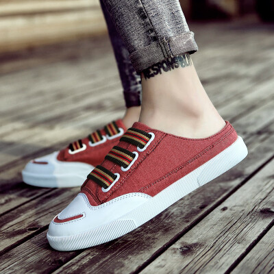 

New summer trendy shoes Korean version student casual board shoes mens canvas shoes black cloth shoes mens casual board sho