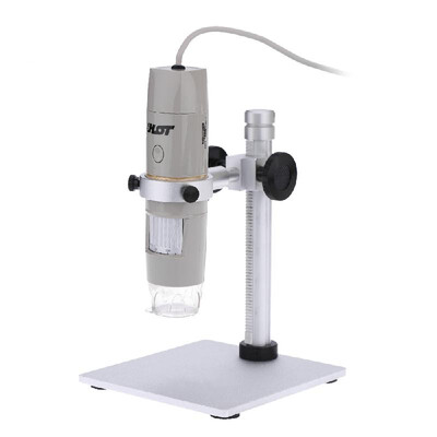 

USB Portable Microscope OTG Function 8LED Digital Zoom Magnifier with Holder True 50MP Video Camera 1X-500X Magnification 0-3cm F