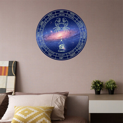 

Gobestart Wall Sticker Twelve Constellations Luminous Glowing Sticker Shining Stars Decor