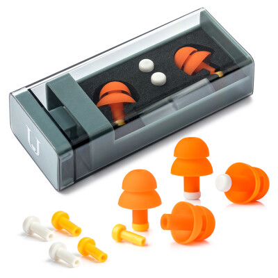 

Noise Cancelling Ear Plugs Sound Blocking Earplug Noise Reduction Reusable with Storage Case for Sleeping Snoring Shooting Swimmin