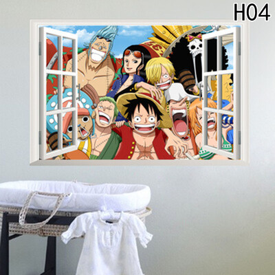 

Luffy 3d Creative Childrens Room Kindergarten Environment Arrangement Wall Sticker