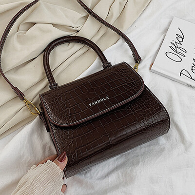 

Fashionable handbag women2019 new tide single-shoulder bag mini-alligator pattern port slant bag
