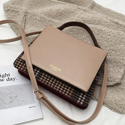

New small bag female 2019 new wave Korean version of the wild single shoulder slung fashion portable chic texture small square bag