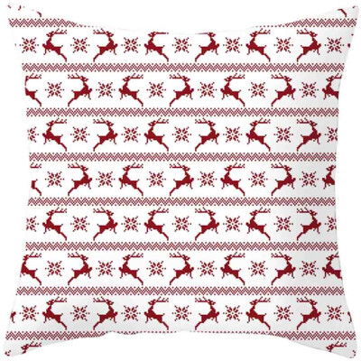 

Siaonvr 2020Merry Christmas Pillow Cases Cotton Linen Sofa Cushion Cover Home Decor