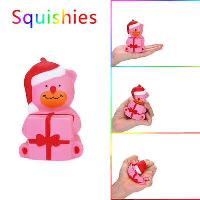 

Gotoamei Christmas Bear Scented Squishies Slow Rising Kids Toys Stress Relief Toys Props