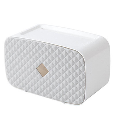 

Paper Towel Dispenser Wall Mounted No-drilling Paper Towel Holder Dispenser Bathroom Toilet Tissue Dispenser Garbage Bags Dispense