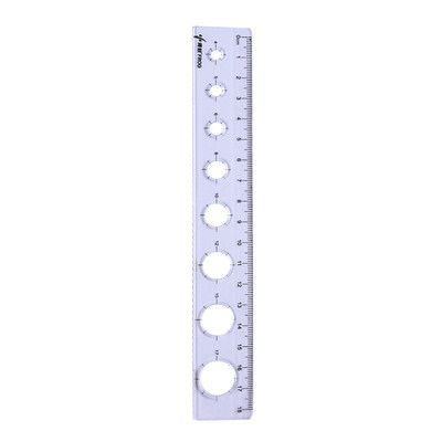 

Siaonvr Clear Plastic Straight Ruler Plastic Measuring Tool for Student School Office