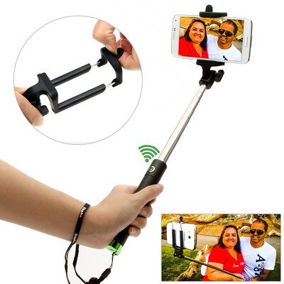 

Extendable Wireless Bluetooth Remote Shooting Control Shutter Handheld Selfie Self-Timer Rotatable Pole Monopod for iPhone5 iPhone