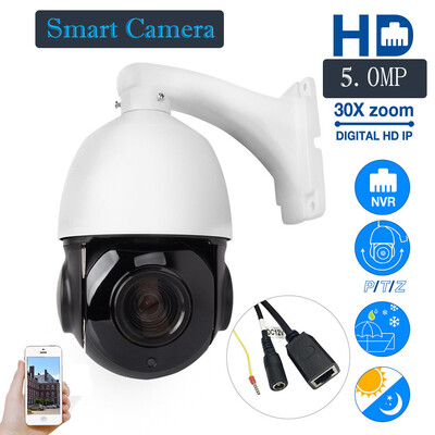

〖Follure〗HD 1944P 5MP 30X Zoom HD Outdoor PTZ IP Speed Dome Camera For SONY CMOS 80M US