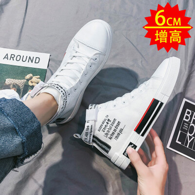 

Mens Shoes in Autumn Fashion High-top Canvas Board Shoes Leisure Shoes in Summer Gao Bang&Korea Edition