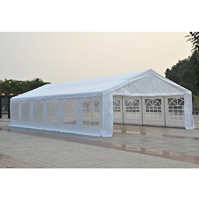 

40 x 20 Party Tent Event Canopy with Sidewalls&Windows - White