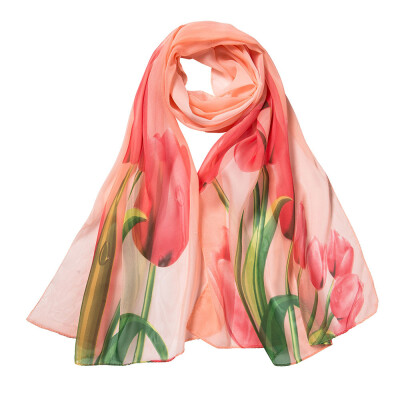 

Gobestart Fashion Women Flower Printing Long Soft Wrap Scarf Shawl Scarves