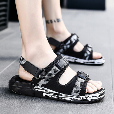 

Summer Vietnamese sandals mens new Korean version of outdoor sandals summer two-character slippers sandals