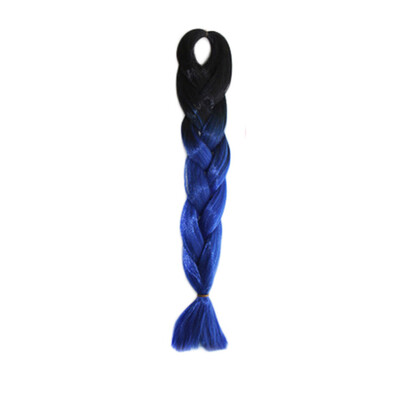 

Gobestart Individual Braid Wigs Big Braids Color Gradient Small Black Dirty Pigtail