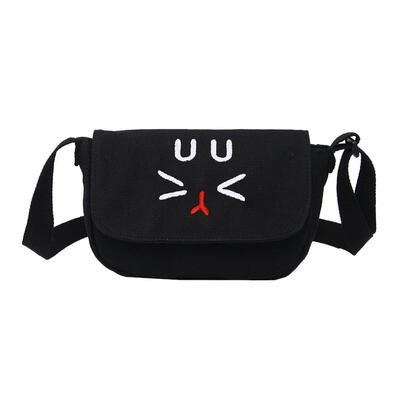 

Canvas Girls Cute Printing Shoulder Messenger Handbags Women Crossbody Bags