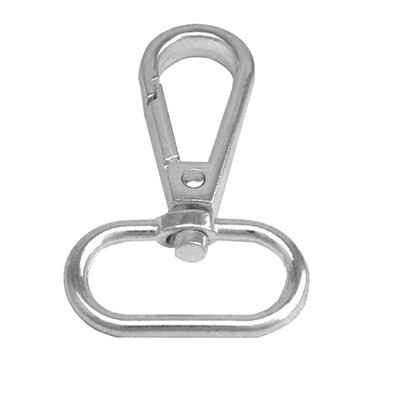 

20pcs Rotate Kirsite Hardware Snap Hook Buckle for Shoulder Strap Decoration Key Connection