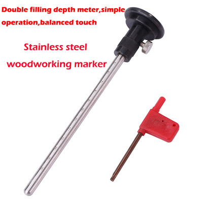 

〖Follure〗Marking Line Tool Scriber European Style Mark Scraper Guage Dowels Woodworking