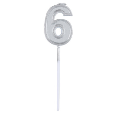 

Toponeto Silver Number 1 Birthday Numeral Candles Number Cake Decor for AdultsKids Party