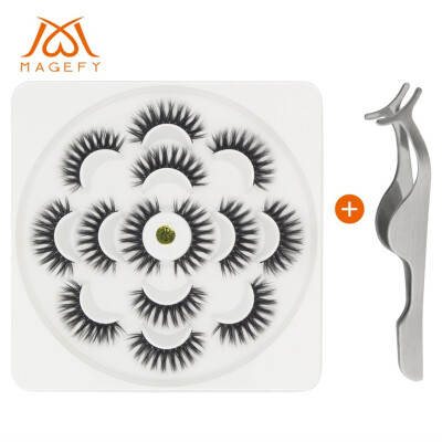 

〖Follure〗7 Pairs Of Lotuses With 3D Mink False Eyelashes And Natural Dense Eyelashes