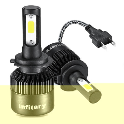 

Infitary H7 LED Car Headlight Bulb 72W 8000LM 6500K Auto Headlamp 12V 24V Fog Light 2PCS