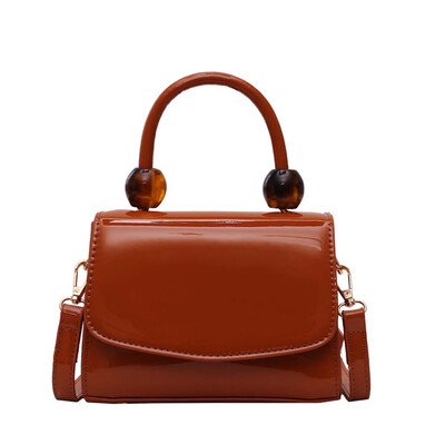 

Designer Vintage Women Handbags High Quality Female Shoulder Bags Girls Patent Leather Purses Luxury Crossbody Bag T3G