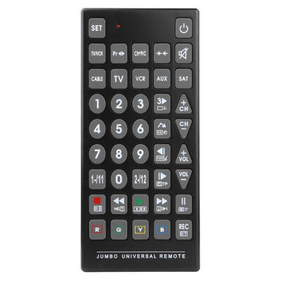 

QFX REM-115 Oversize 8 in 1 Universal Remote Control for TV DVD Recorder